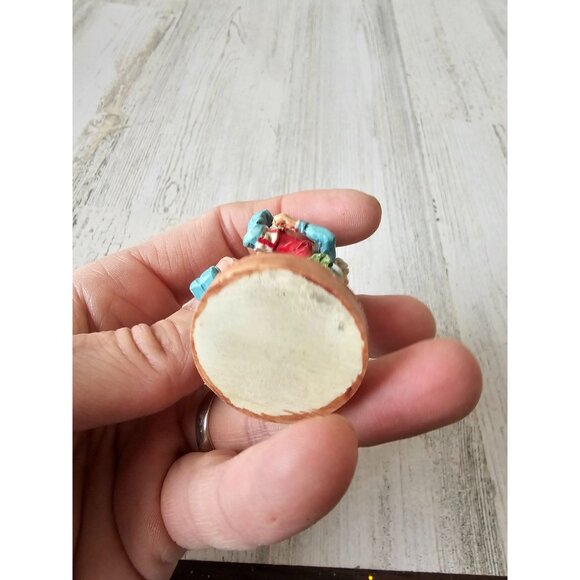 Enesco poopsie AS IS elf shoe black North Pole village figuring Xmas decor as is - Picture 8 of 8